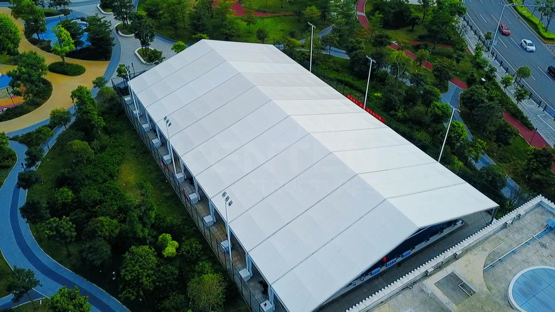 露天游泳館升級必備——建廷篷房，無憂之選