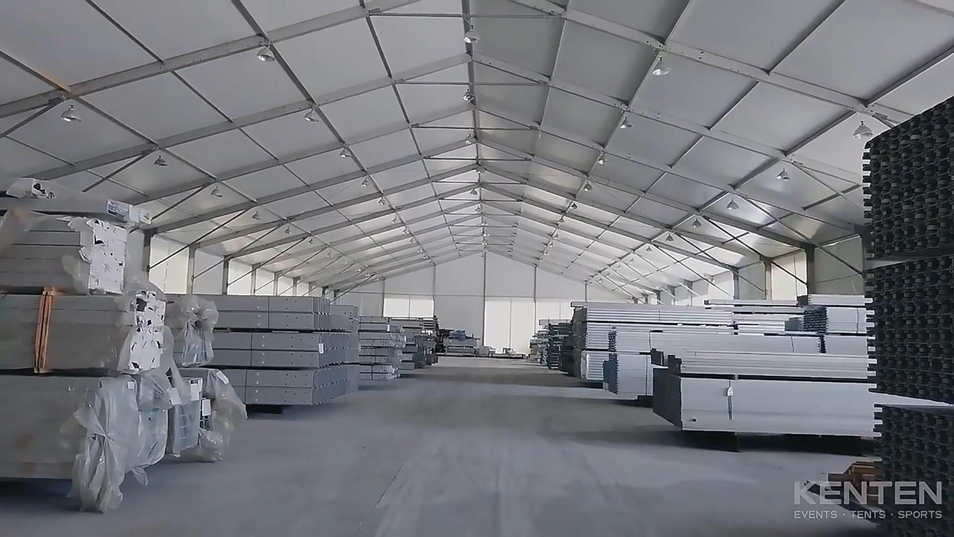 倉庫不夠用？就選建廷篷房：搭建快、服務好、價格香，賽事級篷房質量