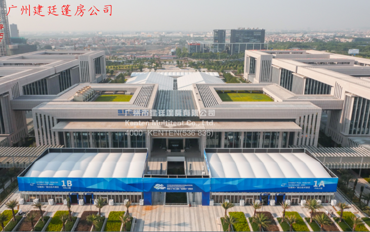 氣膜平頂篷房-跨度30米