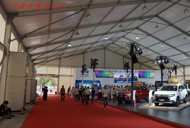 活動篷房在車展中的使用