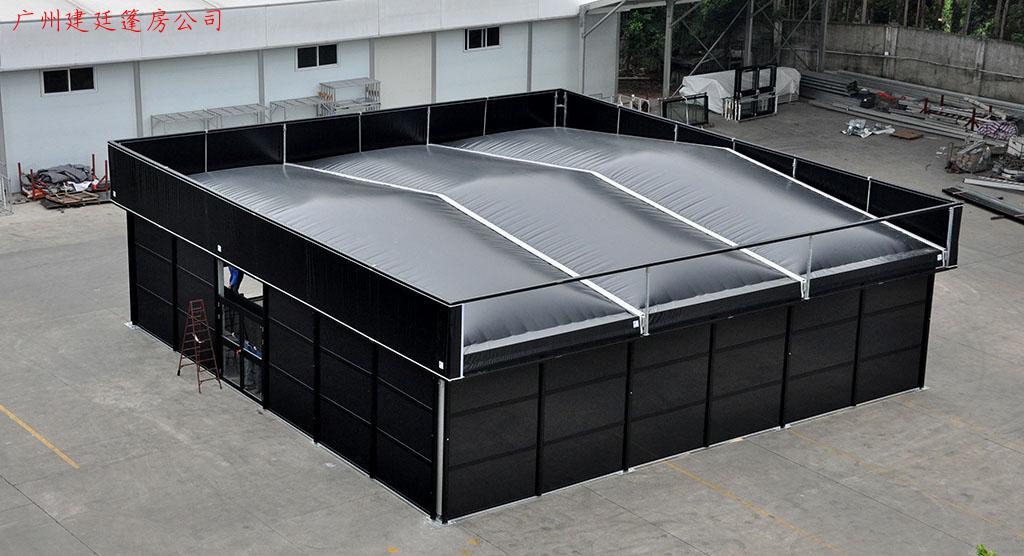 氣膜平頂篷房-跨度10米