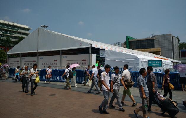 安檢篷房租賃-火車站