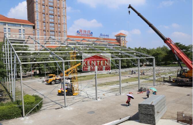 篷房搭建現(xiàn)場協(xié)調(diào)及竣工驗(yàn)收