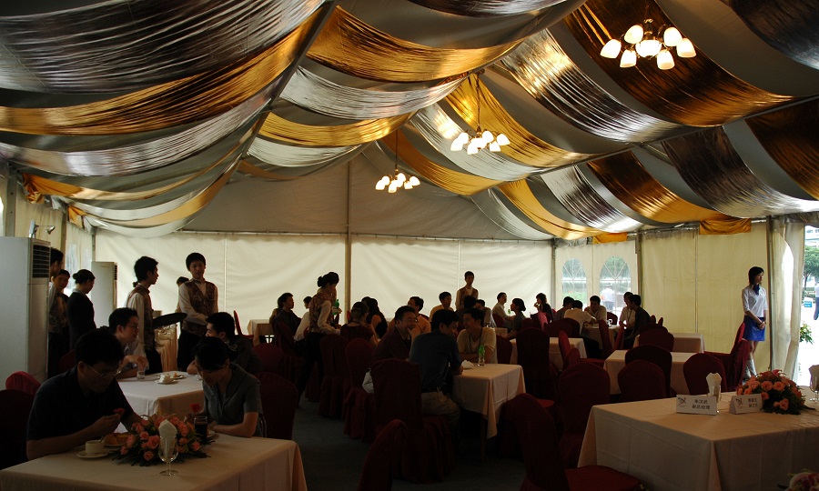 慶典篷房-英威達簽約儀式