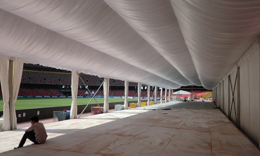 體育賽事篷房出租-2013北京鳥巢中國馬術大師賽