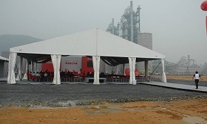 慶典篷房-臺(tái)泥（英德）水泥有限公司活動(dòng)儀式