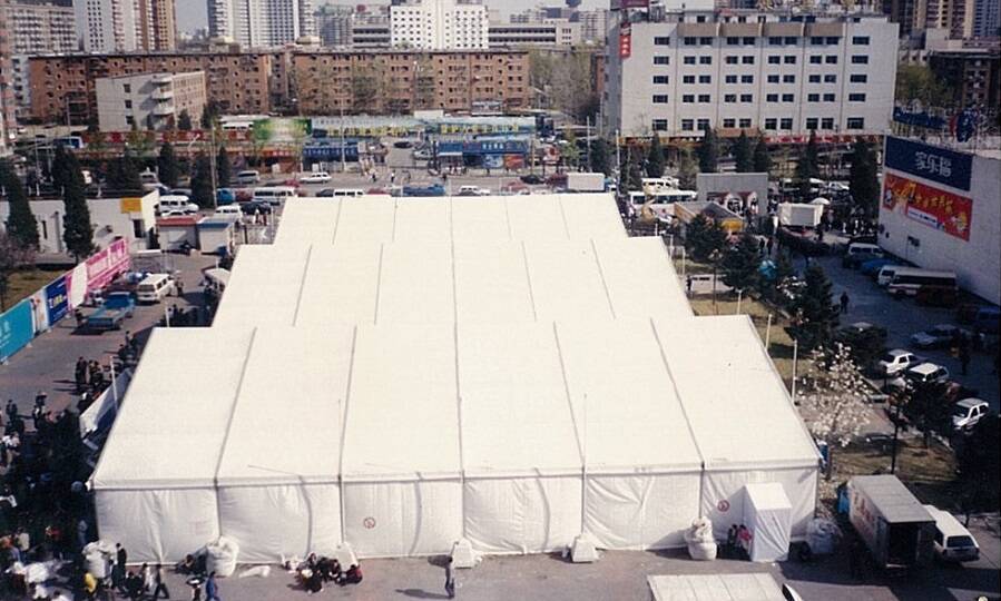 篷房租賃-2002中國國際服裝服飾博覽會(huì)