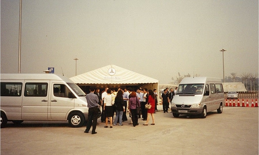車展篷房-廣州奔馳試駕