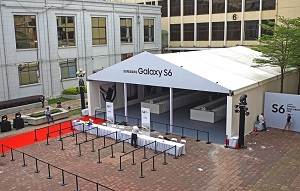 品牌訂制篷房-三星手機(jī)