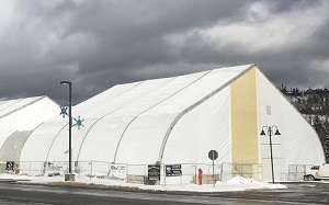 彎柱篷房-跨度40米