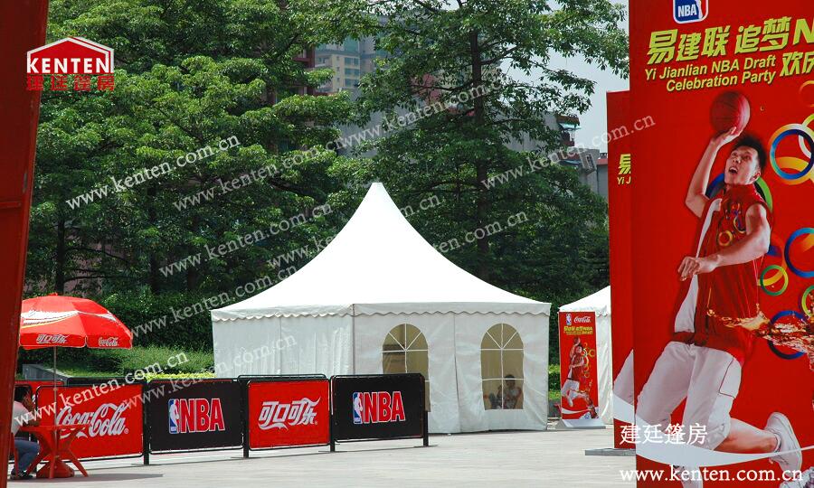 戶外尖頂篷房-易建聯(lián)追夢nba活動