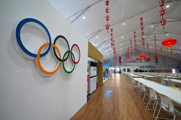 張家口奧運(yùn)村運(yùn)動(dòng)員餐廳篷房